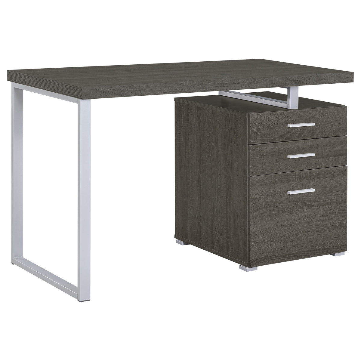 Brennan 47-inch 3-drawer Office Computer Desk Cappuccino
