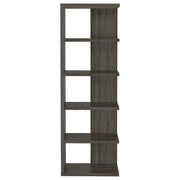 Estantería Harrison de 71 pulgadas y 5 estantes, color gris desgastado