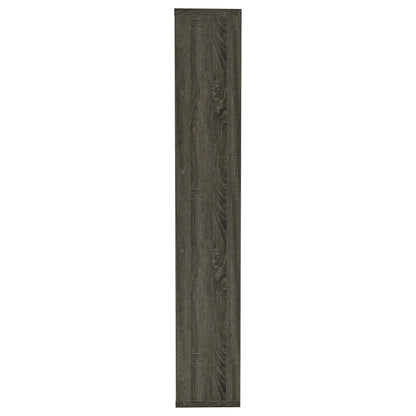 Harrison 71-inch 5-shelf Bookshelf Weathered Grey
