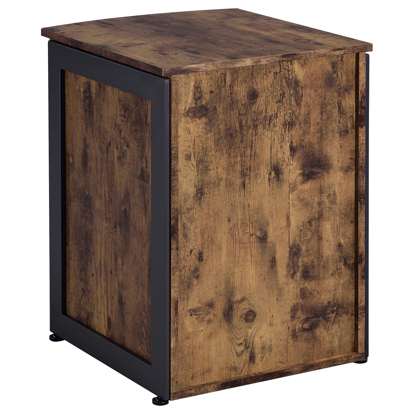 Conjunto de archivadores de escritorio Estrella para oficina, color nuez moscada rústica