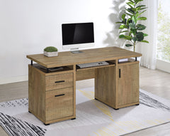 Tracy 55-inch 2-drawer Office Computer Desk Mango