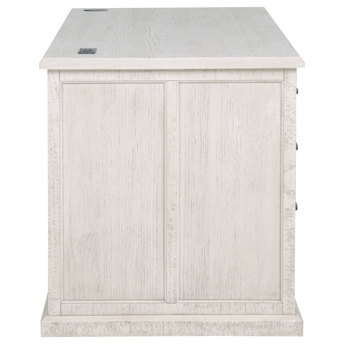Altidore 68-inch 7-drawer Executive Home Office Desk Distressed White