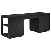 Harkes 75-inch 3-drawer Computer Desk with Adjustable Shelf Coffee Bean