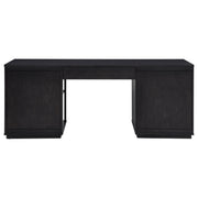 Harkes 75-inch 3-drawer Computer Desk with Adjustable Shelf Coffee Bean