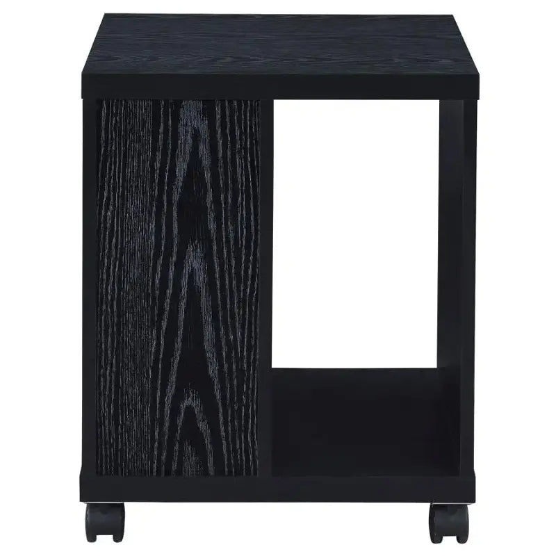 Peel Black 2-Drawer CPU Stand