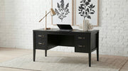 Graham 4-Drawer Lift-Top Computer Desk Black