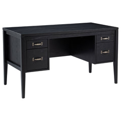 Graham 4-Drawer Lift-Top Computer Desk Black
