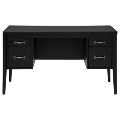 Graham 4-Drawer Lift-Top Computer Desk Black