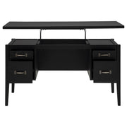 Graham 4-Drawer Lift-Top Computer Desk Black
