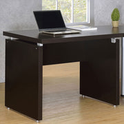 Escritorio de madera de ingeniería Skylar de 39 pulgadas, color capuchino