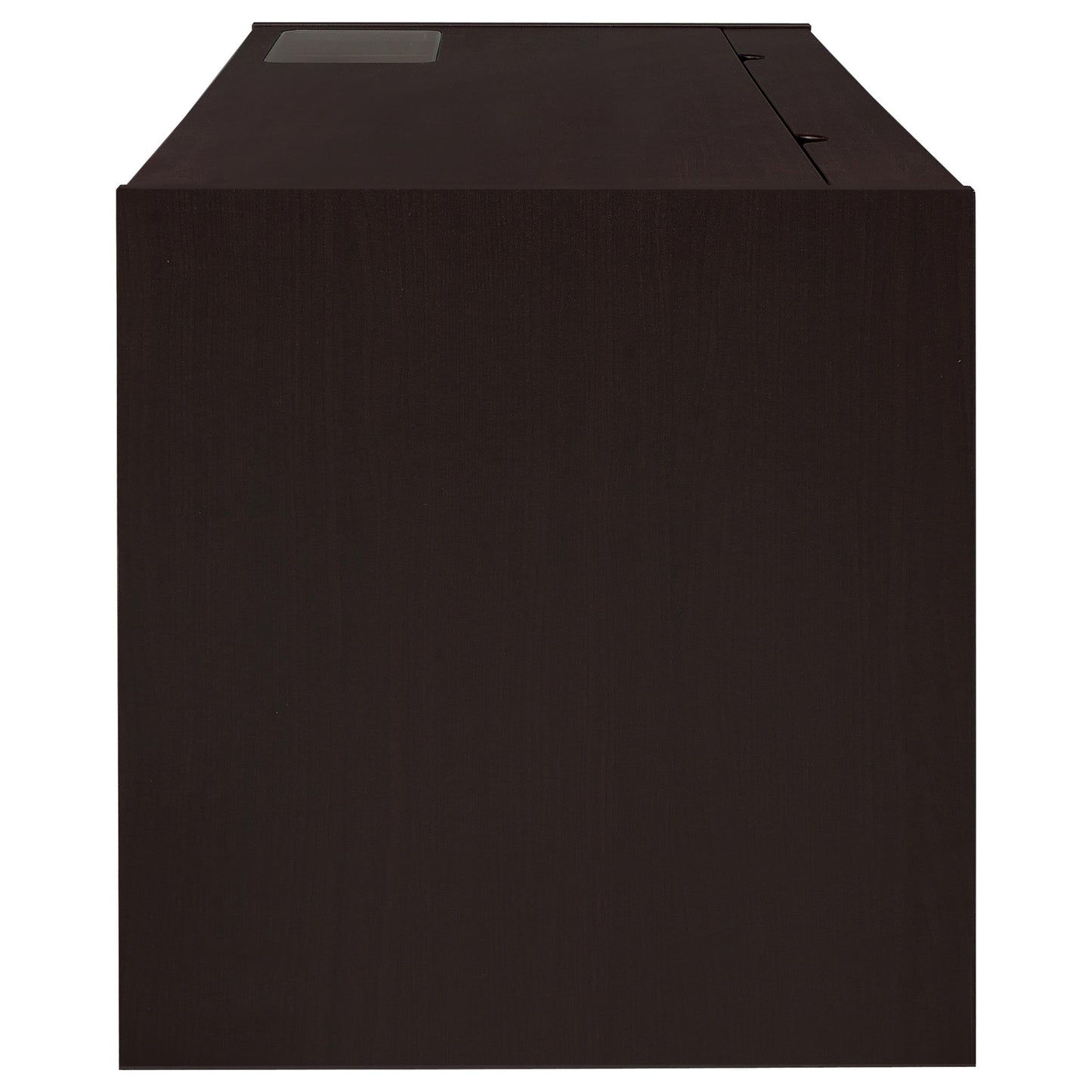 Escritorio para computadora de oficina Halston de 60 pulgadas con 3 cajones, color capuchino