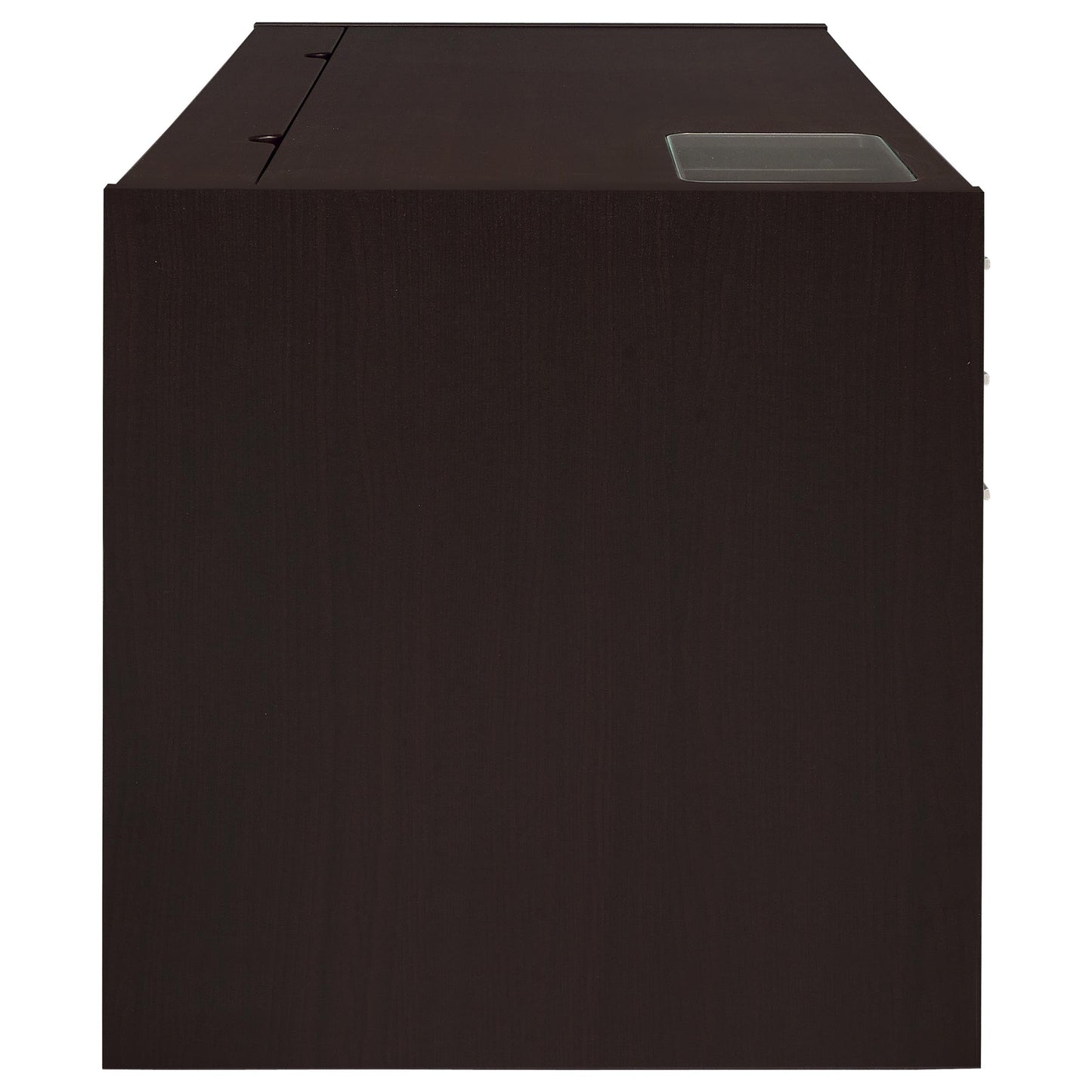 Escritorio para computadora de oficina Halston de 60 pulgadas con 3 cajones, color capuchino