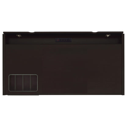 Escritorio para computadora de oficina Halston de 60 pulgadas con 3 cajones, color capuchino