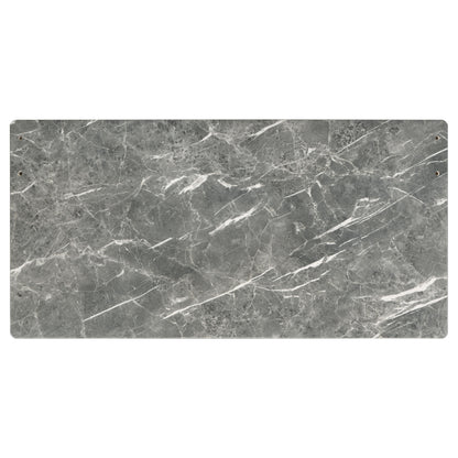 Besler 47-inch SmartTop™ Writing Desk with Shelf Grey Stone and Black