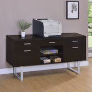 Credenza Cappuccino de almacenamiento para oficina en casa de 5 cajones Lawtey