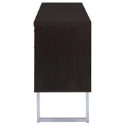 Credenza Cappuccino de almacenamiento para oficina en casa de 5 cajones Lawtey