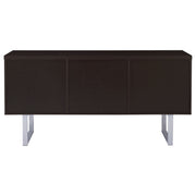 Credenza Cappuccino de almacenamiento para oficina en casa de 5 cajones Lawtey