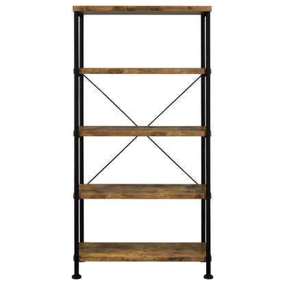 Analiese 63-inch 4-shelf Bookshelf Grey Driftwood