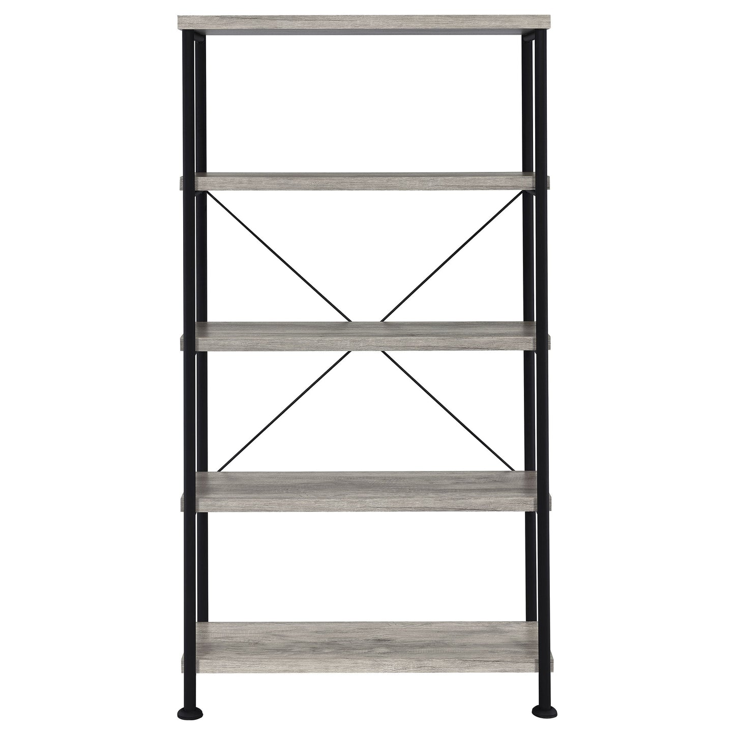 Analiese 63-inch 4-shelf Bookshelf Grey Driftwood
