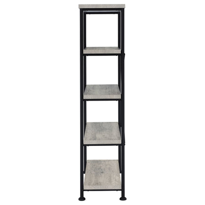 Analiese 63-inch 4-shelf Bookshelf Grey Driftwood