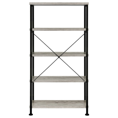 Analiese 63-inch 4-shelf Bookshelf Grey Driftwood