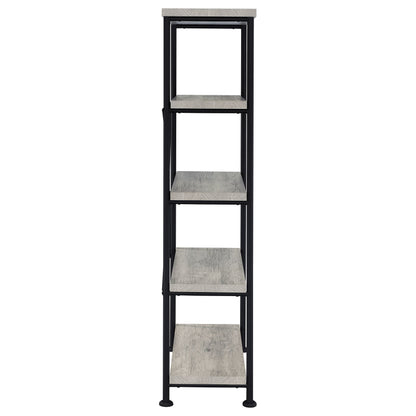 Analiese 63-inch 4-shelf Bookshelf Grey Driftwood