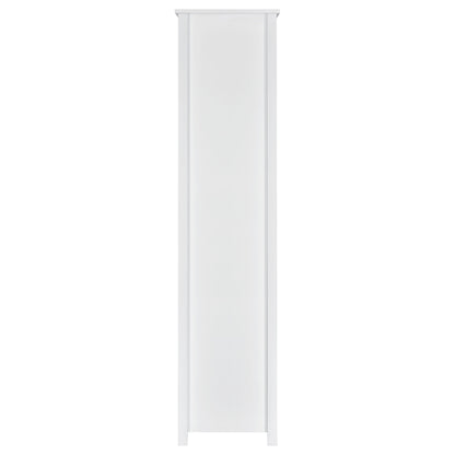 Estantería Dylan de 68 pulgadas con 4 estantes, color gris desgastado