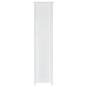 Dylan 68-inch 4-shelf Storage Bookshelf White High Gloss