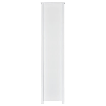 Estantería Dylan de 68 pulgadas con 4 estantes, color gris desgastado