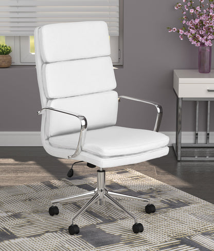 Ximena Upholstered Adjustable High Back Office Chair