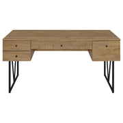 Analiese 63-inch 4-drawer Writing Desk Mango