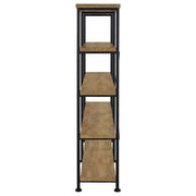 Analiese 63-inch 4-shelf Double Bookshelf Mango
