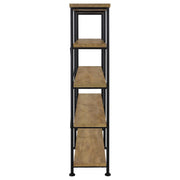 Analiese 63-inch 4-shelf Double Bookshelf Mango