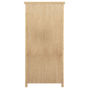 Vermes 72-inch 2-door Home Office Cabinet Bookcase Light Ash