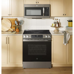  GE 30-inch Slide-in Electric Range with Convection Technology GRS60LAVFS IMAGE 4