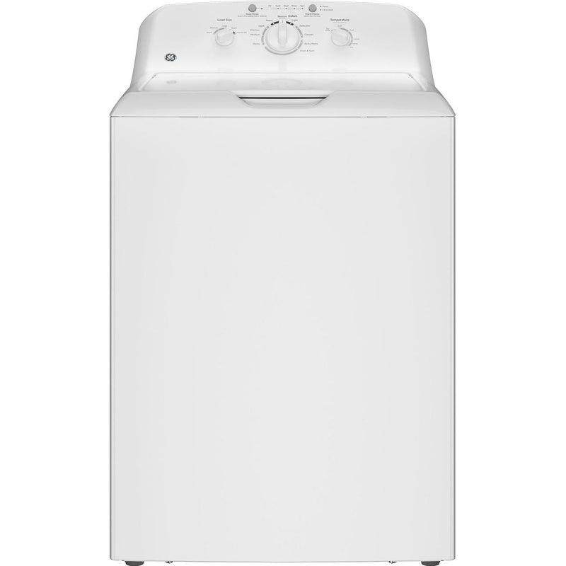 GE 4.0 cu. ft. Top Loading Washer with Stainless Steel Basket GTW220ACWWW