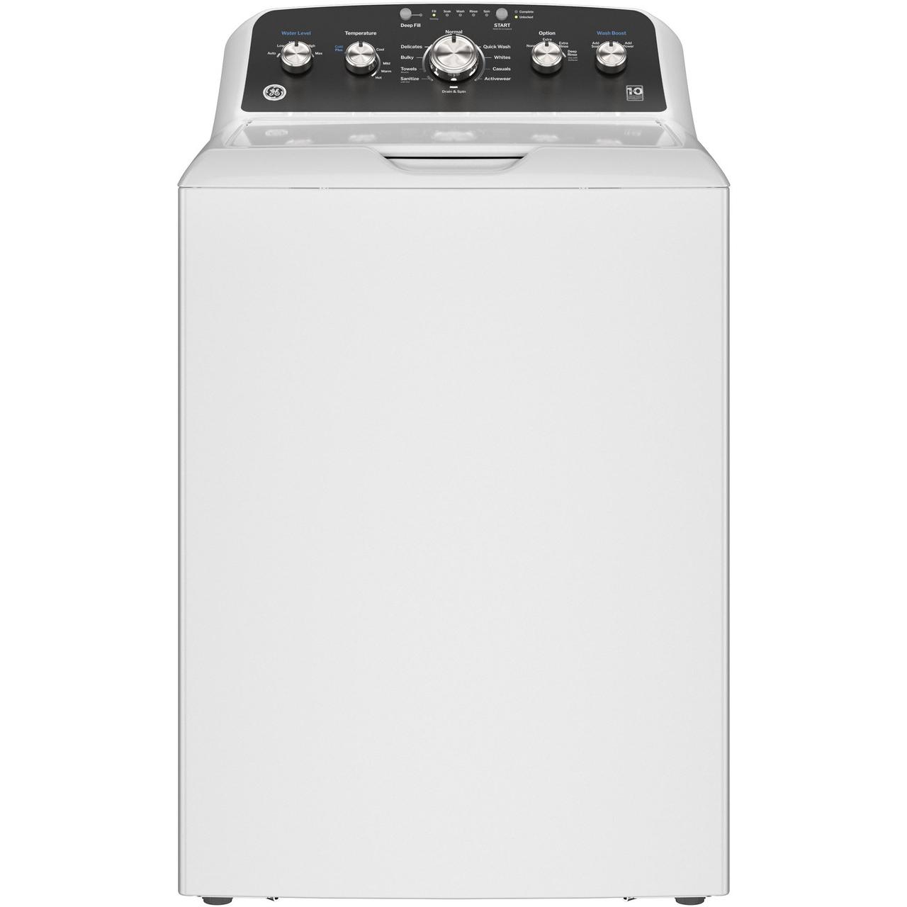  GE 4.6 cu. ft. Top Loading Washer with Stainless Steel Basket GTW480ASWWB IMAGE 1