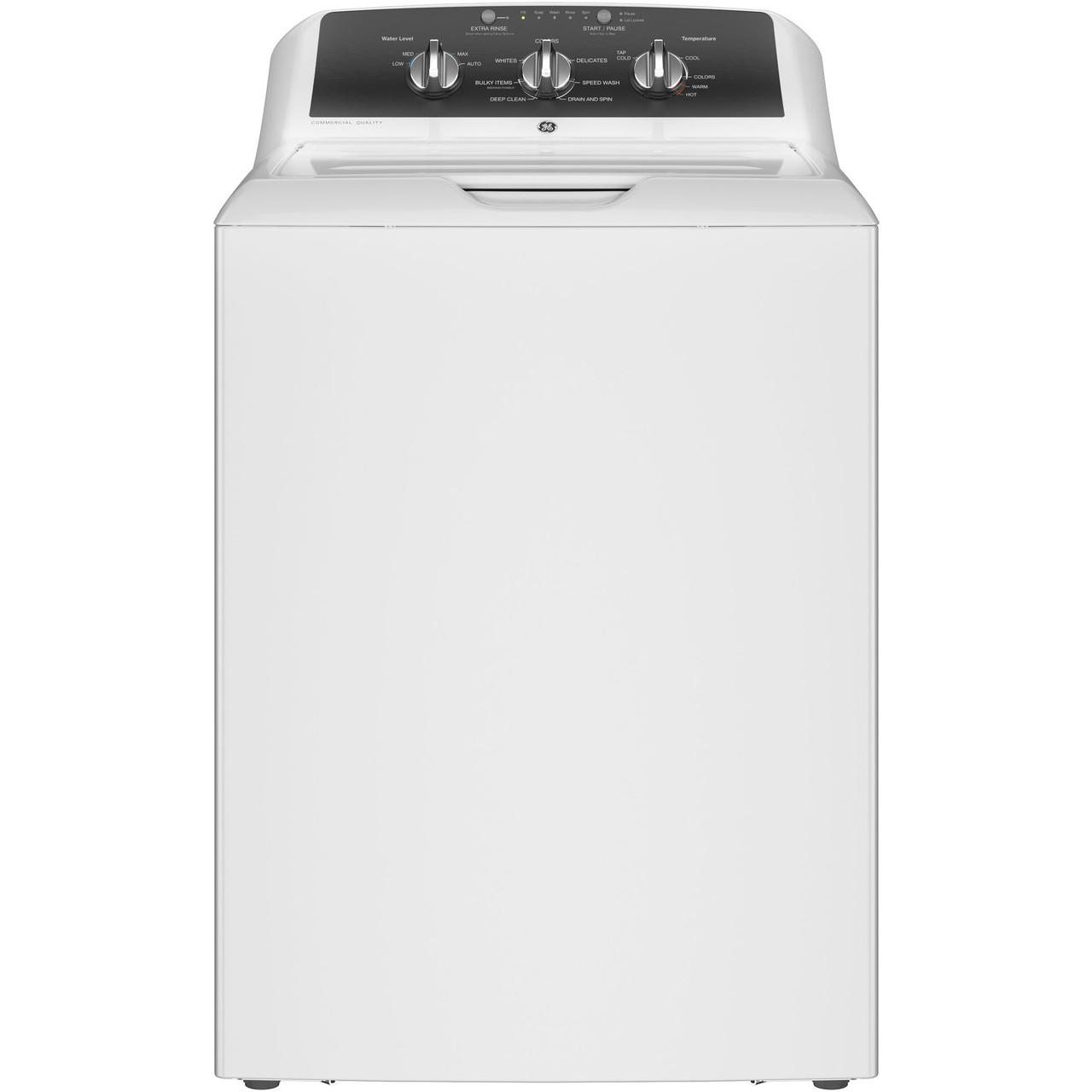  GE 4.3 cu. ft. Top Loading Washer with Stainless Steel Basket GTW525ACWWB IMAGE 1