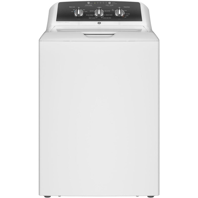 GE 4.3 cu. ft. Top Loading Washer with Stainless Steel Basket GTW525ACWWB