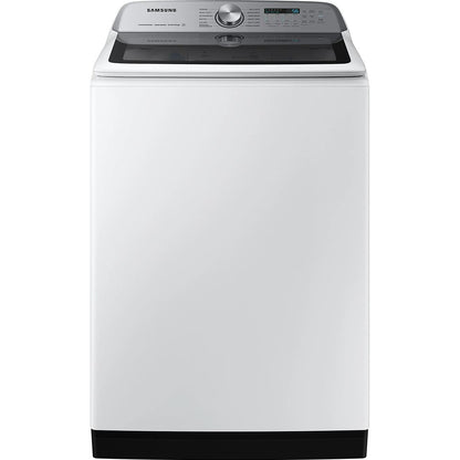  Samsung 5.1 cu. ft. Large Capacity Smart Top Load Washer with ActiveWave™ Agitator and Super Speed Wash WA51DG5505AW/US IMAGE 1