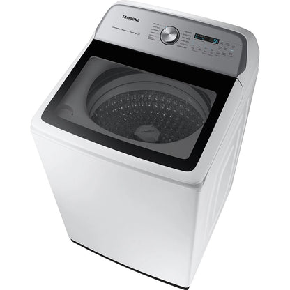  Samsung 5.1 cu. ft. Large Capacity Smart Top Load Washer with ActiveWave™ Agitator and Super Speed Wash WA51DG5505AW/US IMAGE 3