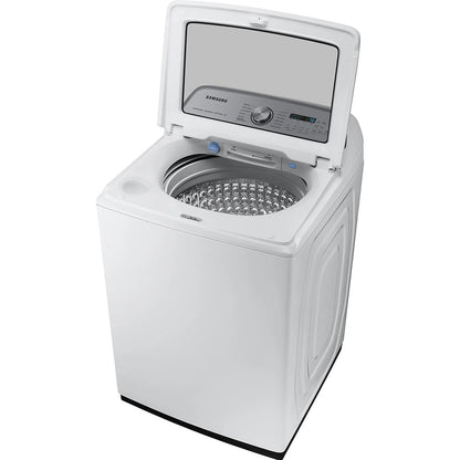  Samsung 5.1 cu. ft. Large Capacity Smart Top Load Washer with ActiveWave™ Agitator and Super Speed Wash WA51DG5505AW/US IMAGE 4