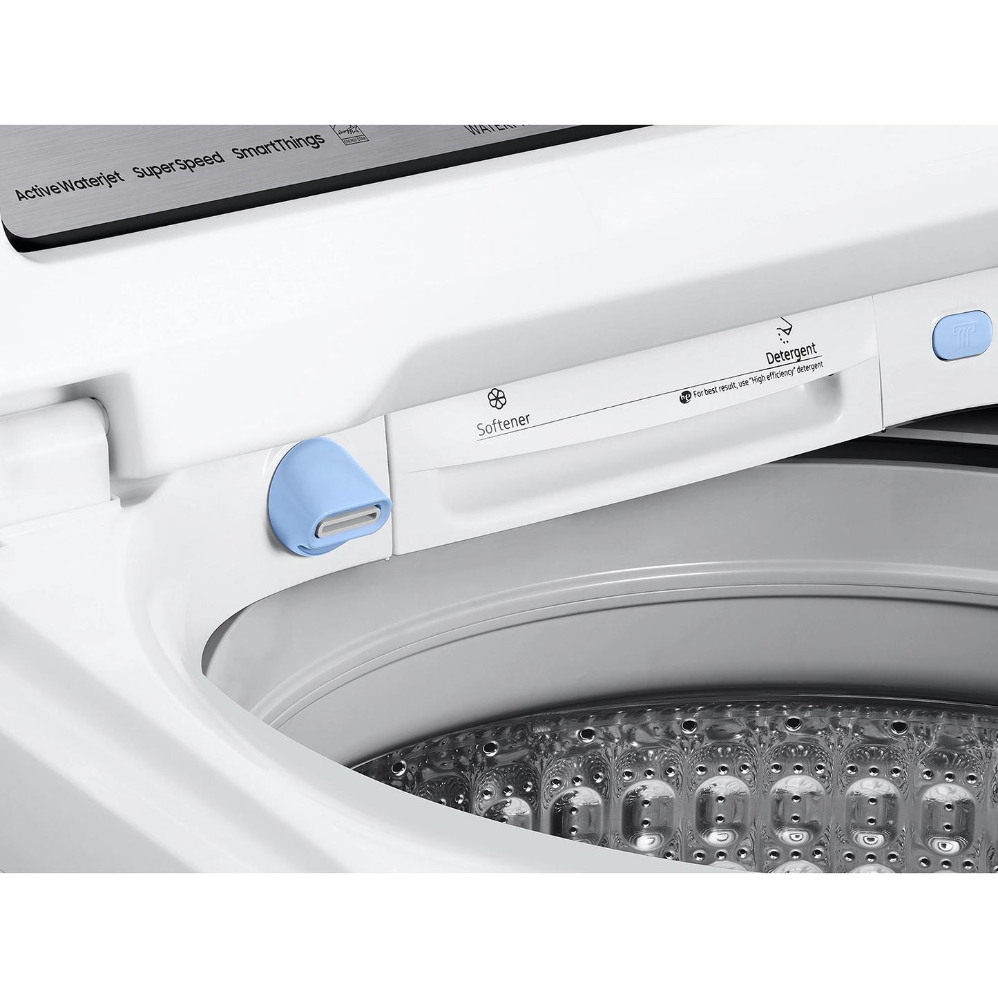  Samsung 5.1 cu. ft. Large Capacity Smart Top Load Washer with ActiveWave™ Agitator and Super Speed Wash WA51DG5505AW/US IMAGE 5