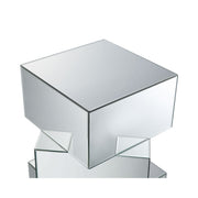 Mesa auxiliar cuadrada Dominic Glam de 20" de largo