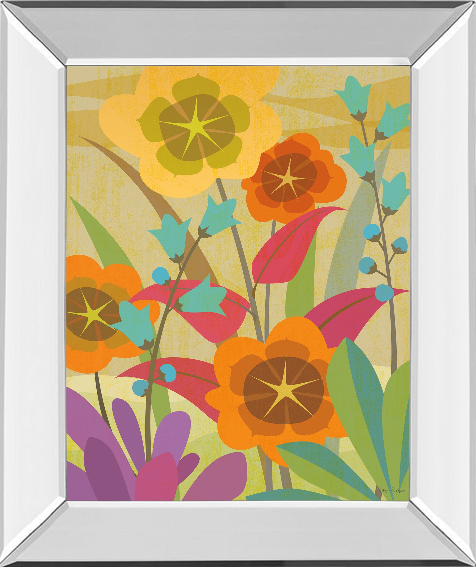 Mirrored Frame Flowerbed By Cary Phillips