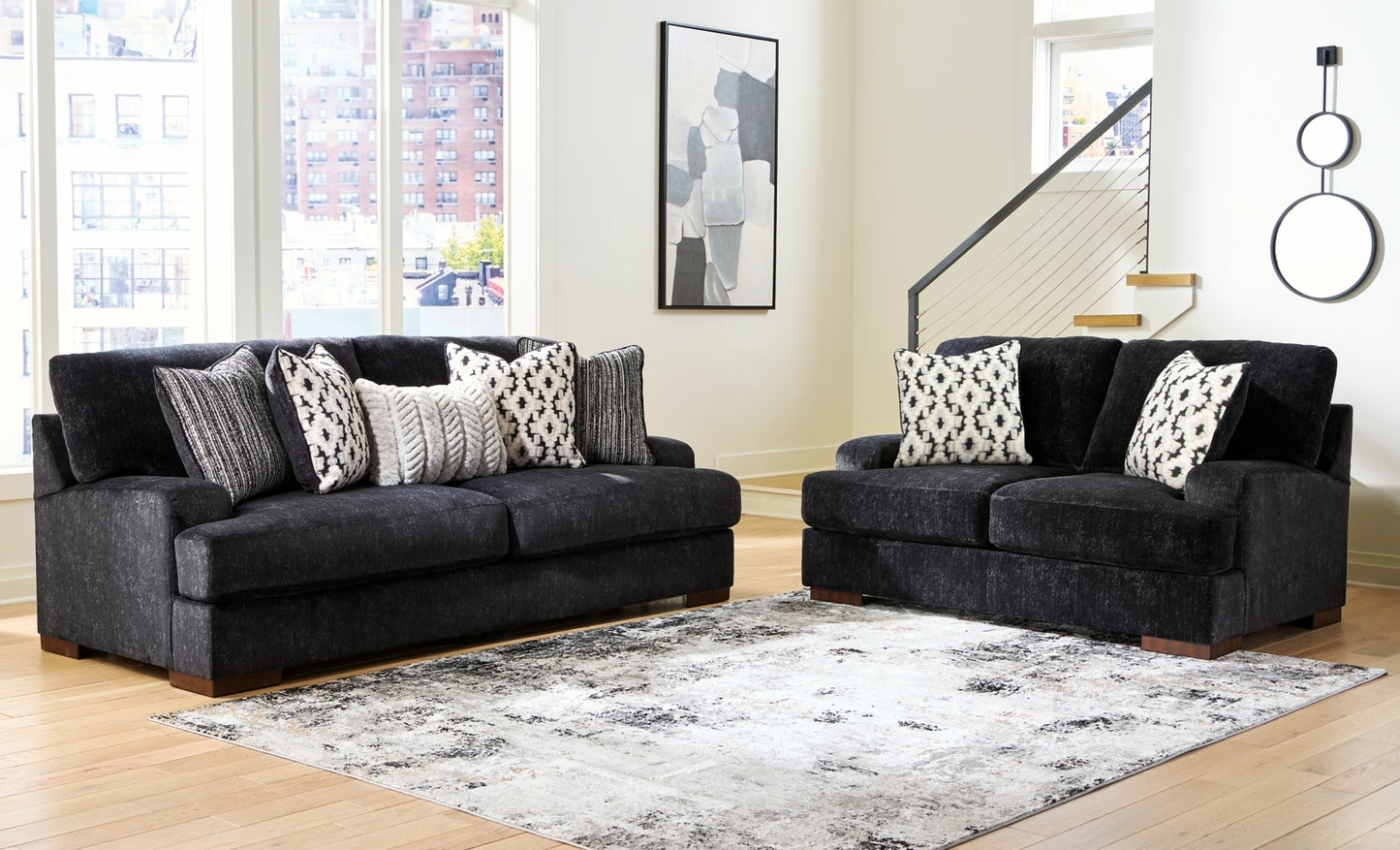 Whitmore Manor Sofa and Loveseat