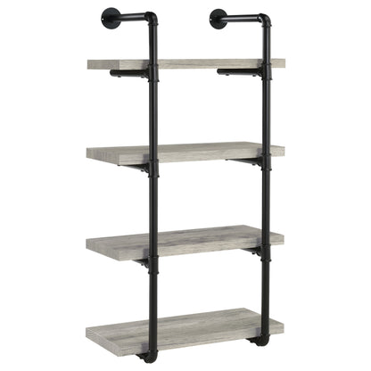 Elmcrest 24-inch 4-shelf Wall Bookshelf  Driftwood