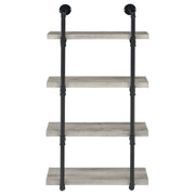Elmcrest 24-inch 4-shelf Wall Bookshelf  Driftwood