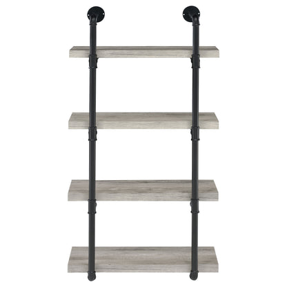 Elmcrest 24-inch 4-shelf Wall Bookshelf  Driftwood