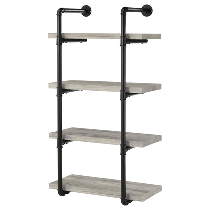 Elmcrest 24-inch 4-shelf Wall Bookshelf  Driftwood